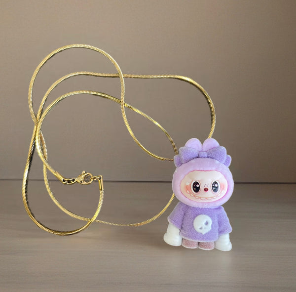 Collana Labubu con abitìno vari colori