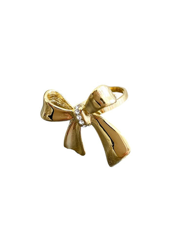 Anello fiocco e crystal due varianti colore