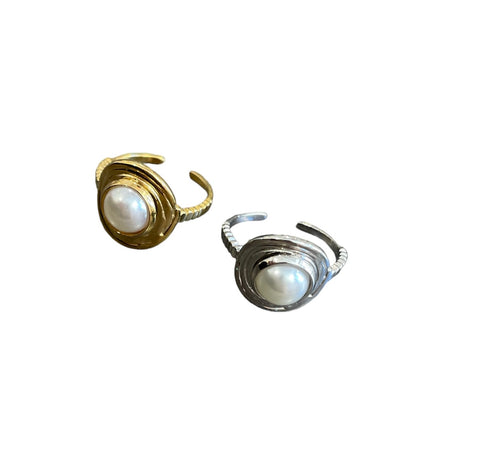 Anello Sparta perla