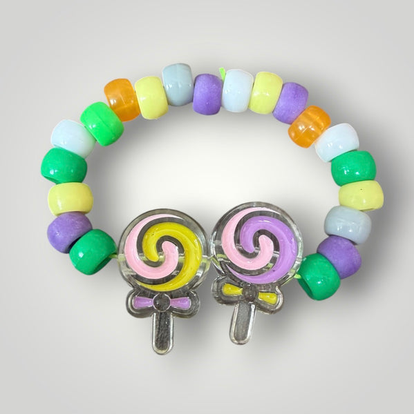 Bracciaie Colors pony Beads double lollypops vari colori