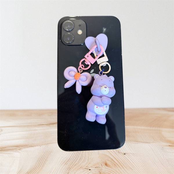 Pimp your phone  orsetto del cuore lilla