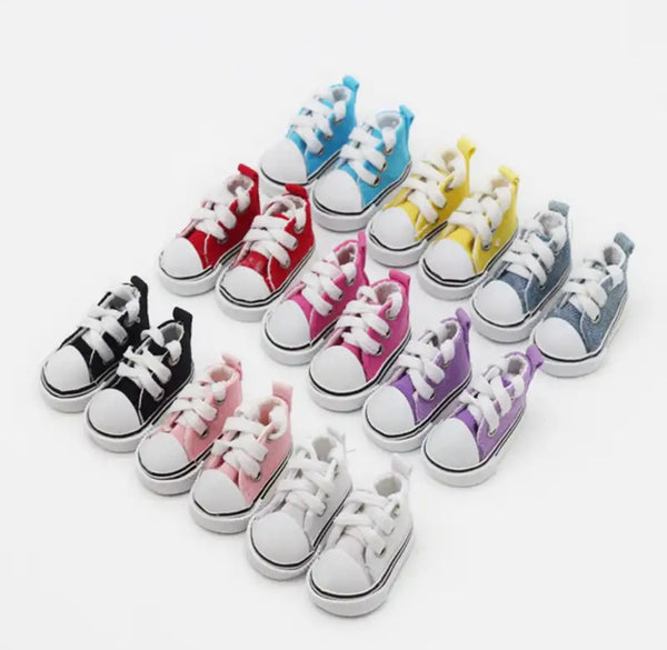 Sneackers scarpine da ginnastica per Labubu e Monchichi vari colori