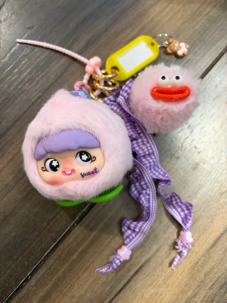 Pimp your bag Yaya Fun Fruits serie.. pesca Naughty (cattiva ) pesca Carina