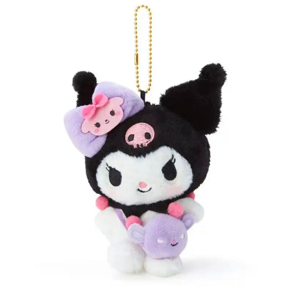 Portachiavi e applique borsa Pimp your Bag Kuromi Bag mostrino  in peluche