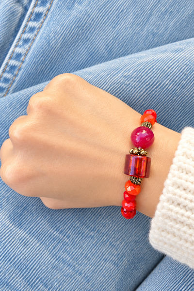 Bracciale Colors labyrinth con cubo