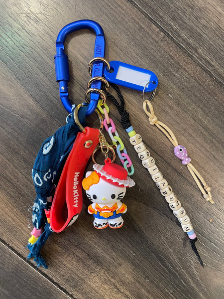 Pimp your Bag Keychain charms
per borsa e portachiavi hallo kitty
messicana
