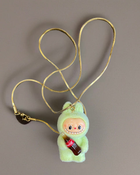 Collana Labubu coca cola vari colori e due lunghezze