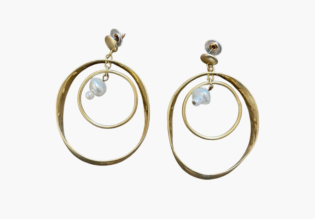 Coppia Orecchini Ilary oversize con perle