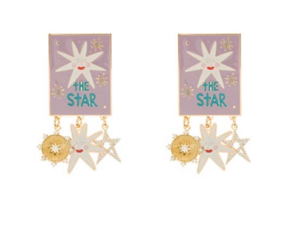 Coppia orecchini Principessa Glam Poppy star