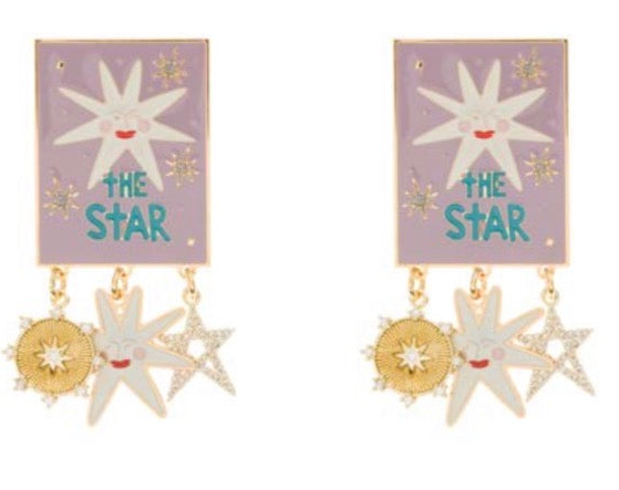 Coppia orecchini Principessa Glam Poppy star