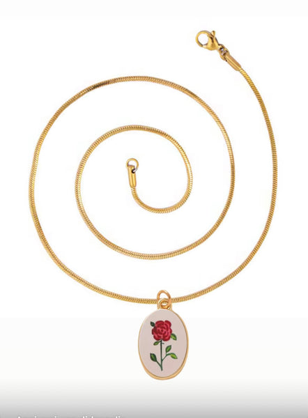 Collana Love Little Italy retro’ Flower vari disegni