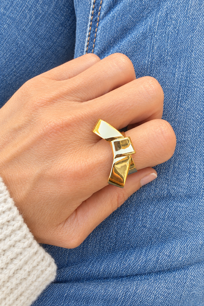 Anello maxi fiocco Rita