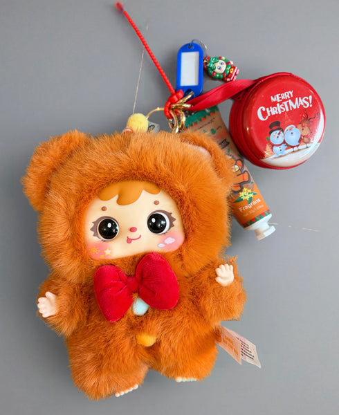 Pimp your bag Samuel serie Christmas orsetto omino pan di zenzero