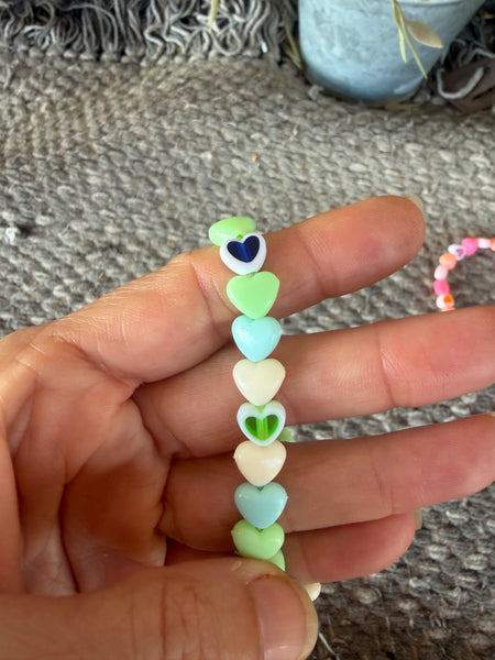 Bracciale colors Beads giro cuori xsmall