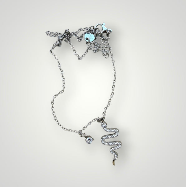 Collana cuore Isla Bonita serpente e punto luce due varianti  colore