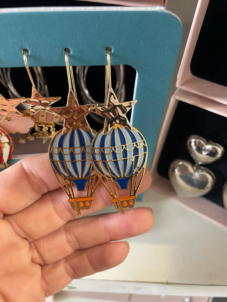 Coppia orecchini Baloon star principessa glam