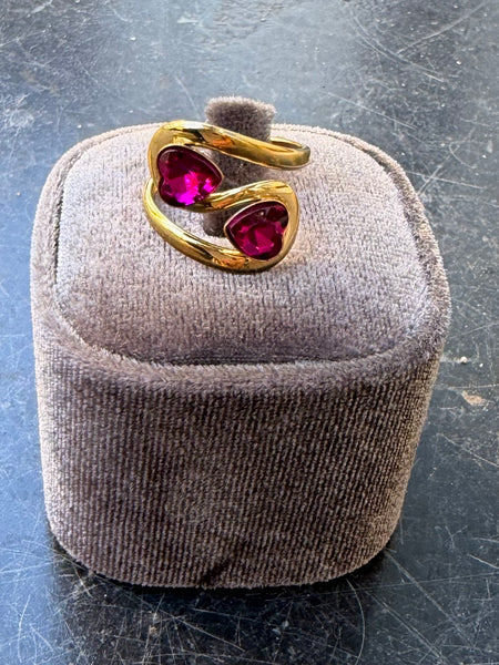 Anello delle isole doppio cuore Ibiza