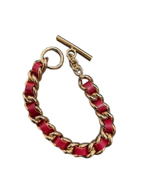Bracciale groumette pelle So Glamour vari colori
