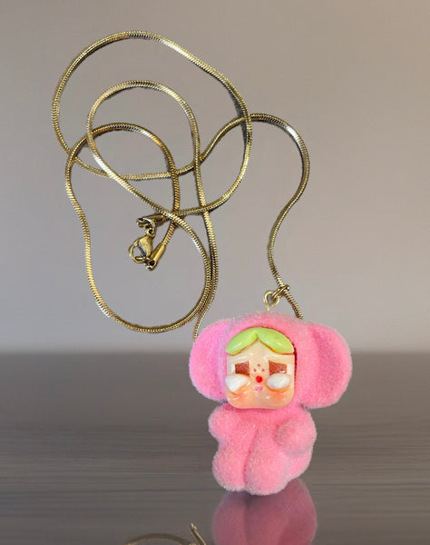 Collana powerpuff girls   vari colori due lunghezze catenina