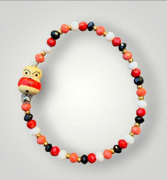 Bracciale chinitos de la Buena suerte rosso Limited Edition