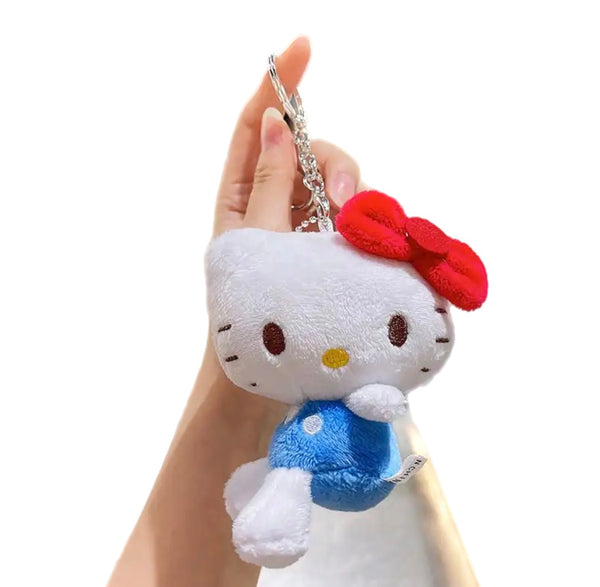 Portachiavi e applique borsa Pimp your Bag Hallo kitty  in peluche