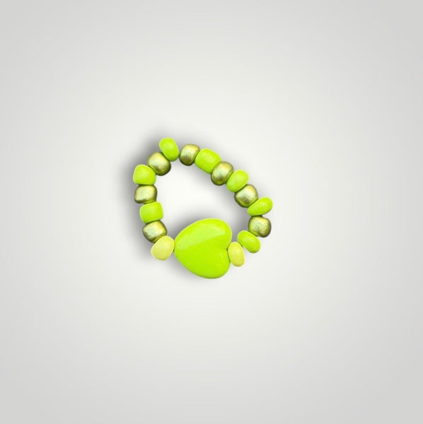 Anello colors con cuore vari colori