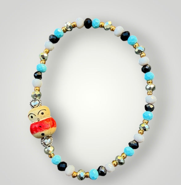 Bracciale chinitos de la Buena suerte rosso Limited Edition