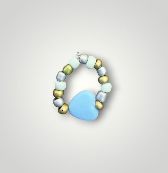Anello colors con cuore vari colori