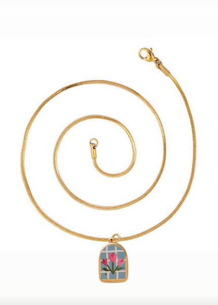 Collana Love Little Italy retro’ Flower vari disegni