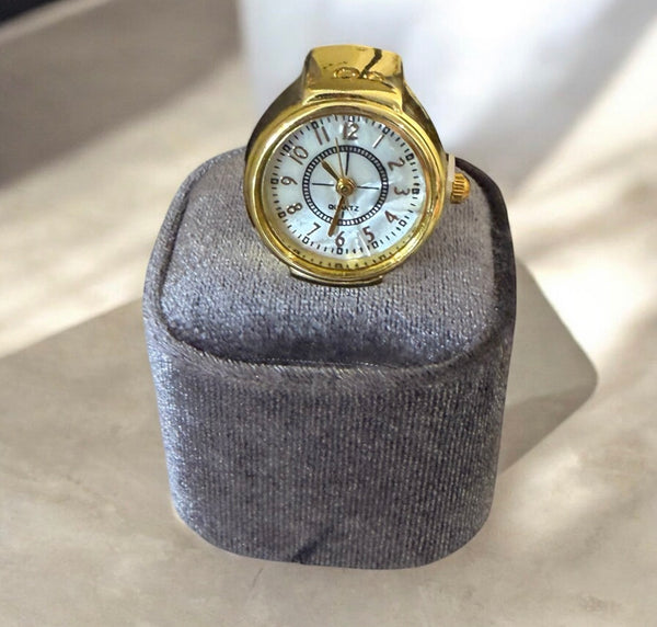 Anello orologio rotondo  due varianti colore