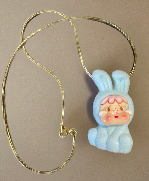 Collana powerpuff girls   vari colori due lunghezze catenina