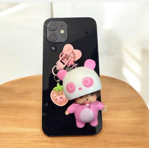 Pimp your phone  Panda rosa in piedi