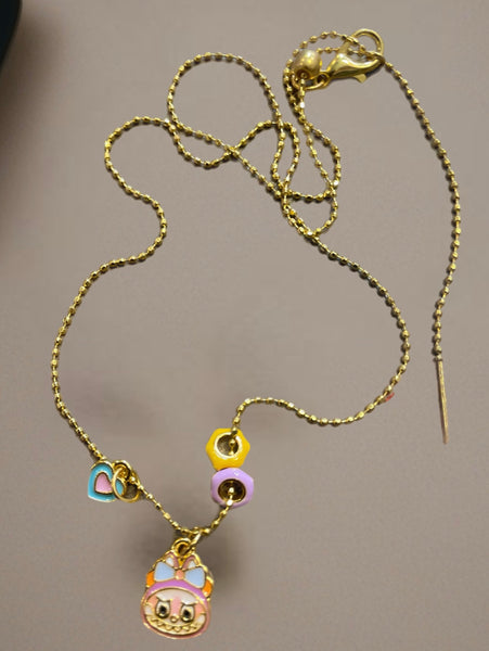 Collana multicharms Labubu