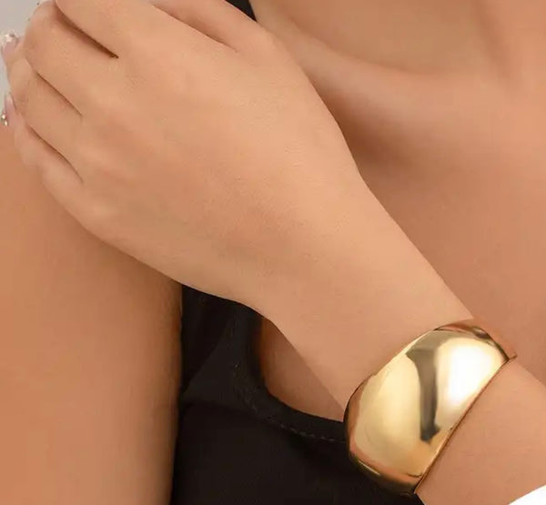 Bracciale manetta bombati Artemide liscio due varianti colore