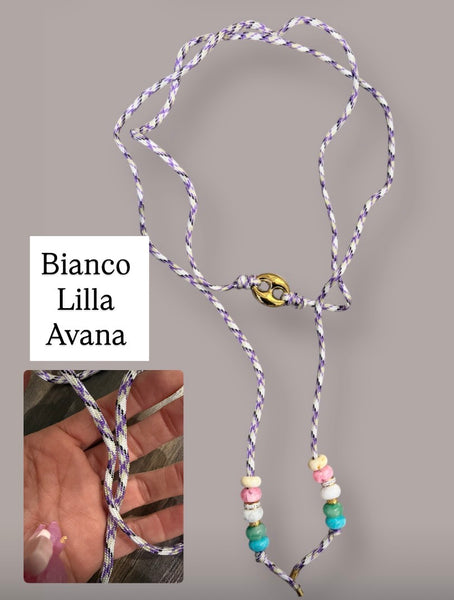 Collana Marine Florida centrale chain oro in vari colori
