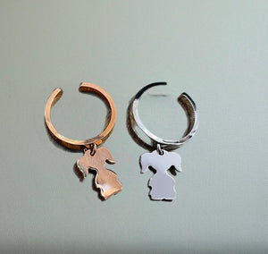 Anello regolabile So glamour bimba  due varianti colore