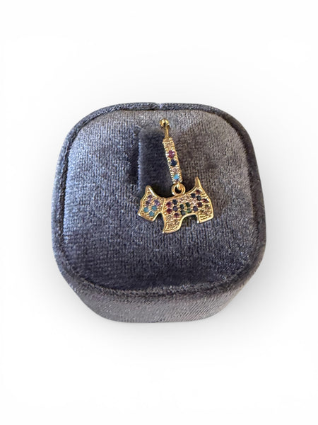 Mono orecchino cagnolino