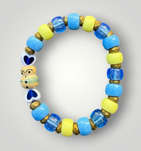 Bracciale Chinitos de la Buena Suerte blu vari colori