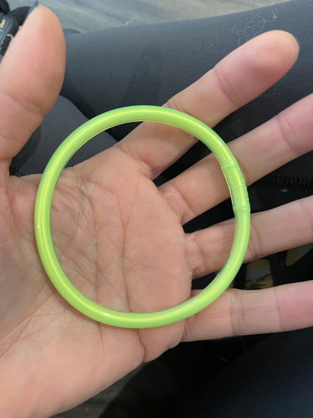 Jelly bangle giallo fluo brillante