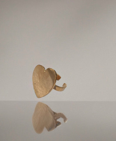 Anello cuore piatto So Glamour due varianti colore
