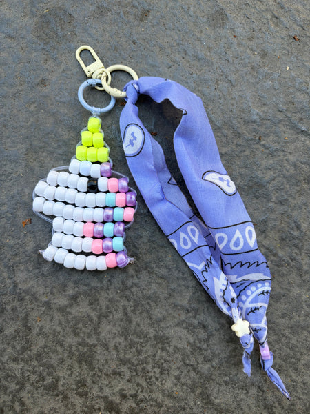 Pimp your bag Colors keychain unicorno  portafortuna  pony Beads Vari utilizzi e vari colori