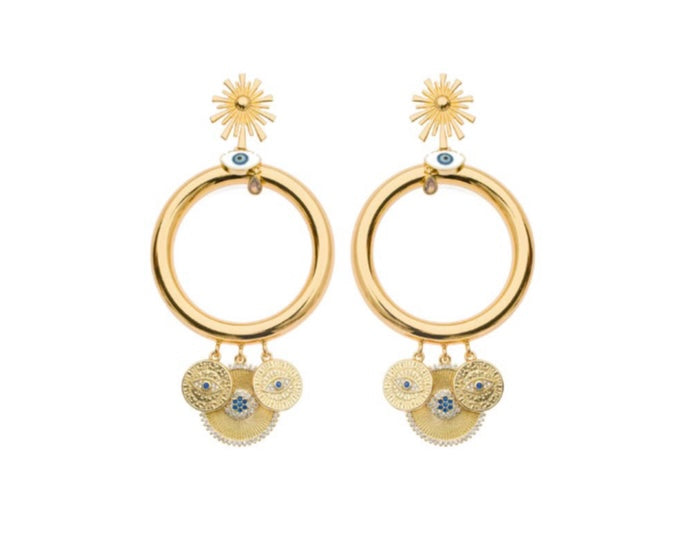 Coppia orecchini principessa glam basic Seul