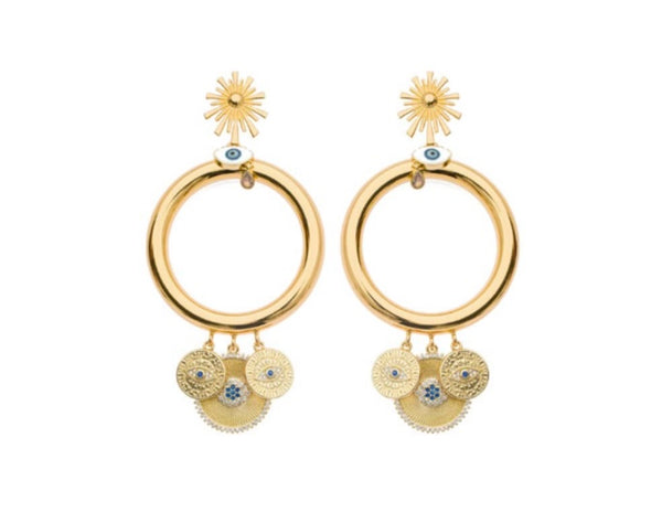 Coppia orecchini principessa glam basic Seul