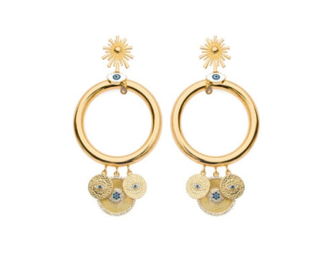 Coppia orecchini principessa glam basic Seul