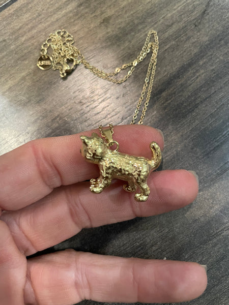 Collana gattino 3d due varianti colore