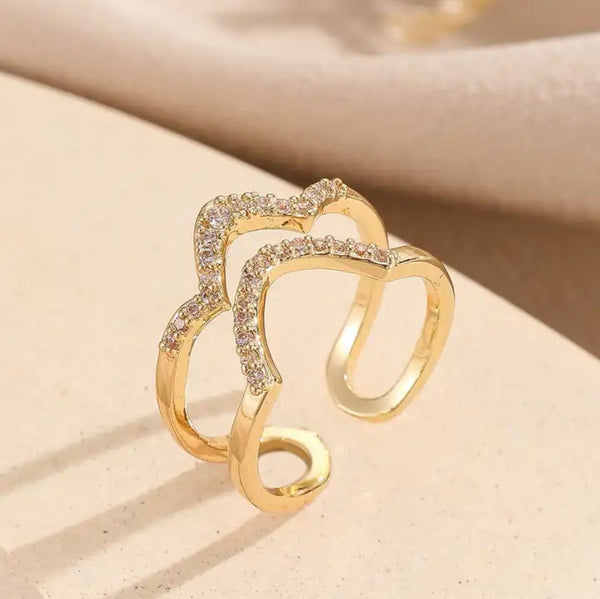 Anello Melory per unghia crystal tondo e punta  due varianti colore
