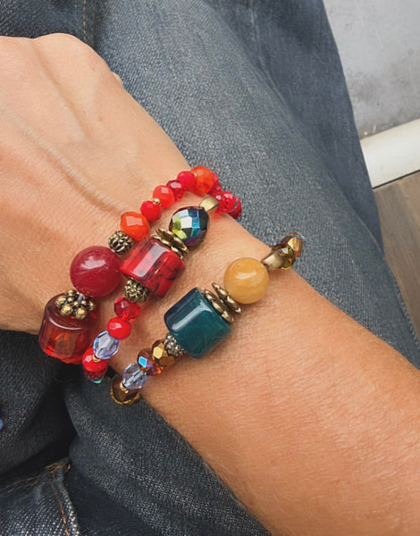 Bracciale Colors labyrinth con cubo