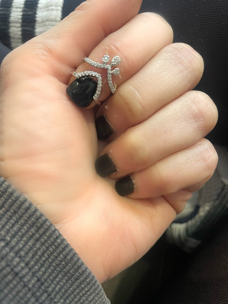 Anello Melory per unghia crystal arabesque due varianti colore