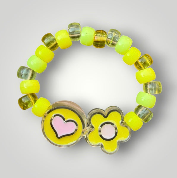 Bracciaie Colors pony Beads Fiore e Cuore vari colori