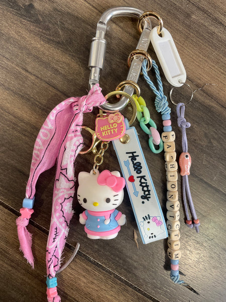 Pimp your Bag Keychain charms per borsa d portachiavi hallo kitty sciarpetta winter